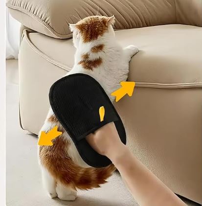 Gant Électrostatique Anti-Poils pour Animaux – Double Face, Réutilisable, Idéal Canapés, Tapis, Voitures