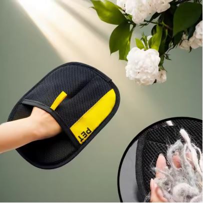 Gant Électrostatique Anti-Poils pour Animaux – Double Face, Réutilisable, Idéal Canapés, Tapis, Voitures