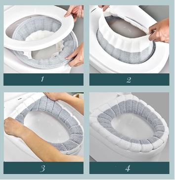 Housse de Siège de Toilette - Confort et Hygiène -ZELTA