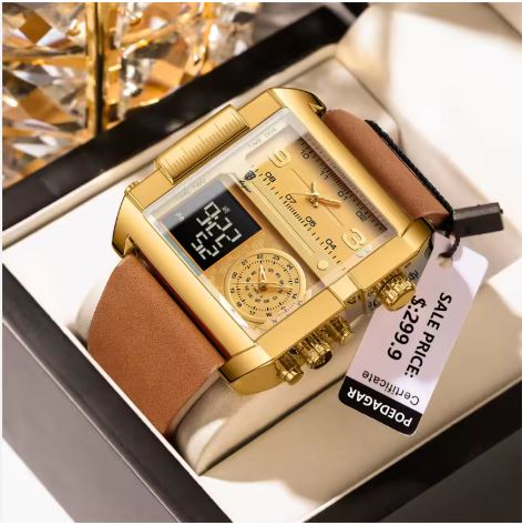 ⌚ Montre de luxe POEDAGAR – Performance & Élégance au Poignet