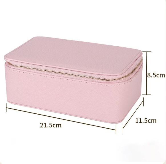 Boîte de Rangement Voyage pour Bijoux - Avec Sac Séparé