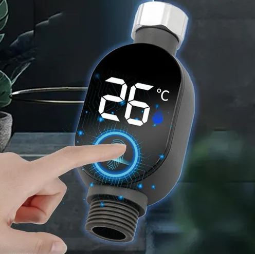 🛁 Thermomètre de Douche LED Numérique – La Douche Intelligente et Sécurisée