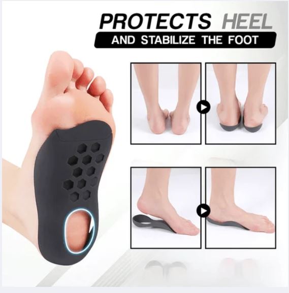 🦶 Semelles Orthopédiques – Confort & Soutien pour Pieds Plats