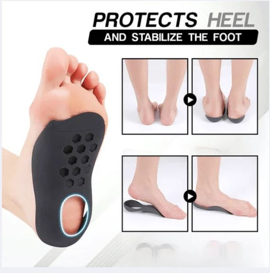 🦶 Semelles Orthopédiques – Confort & Soutien pour Pieds Plats